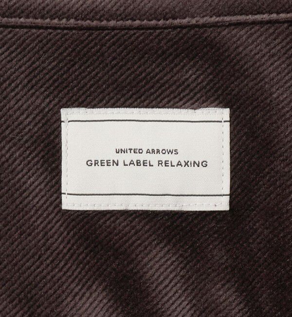 UNITED ARROWS green label relaxing「ポリエステル ベロア フラップ 2パッチポケット シャツ羽織り」|シャツ・ブラウス|