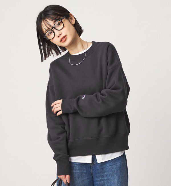 UNITED ARROWS green label relaxing「【別注】＜Champion＞CVC TF プリント プルオーバー」|スウェット・ジャージ|