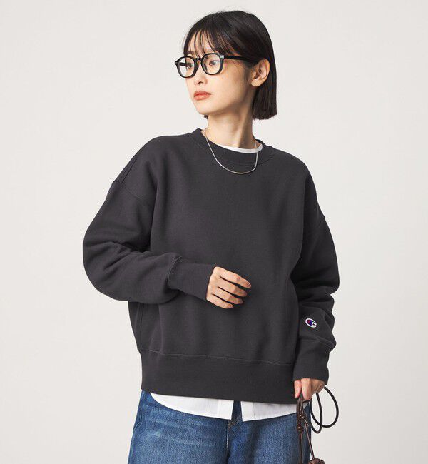 UNITED ARROWS green label relaxing「【別注】＜Champion＞CVC TF プリント プルオーバー」|スウェット・ジャージ|