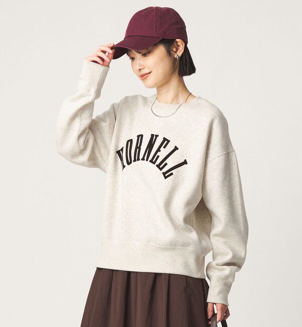 UNITED ARROWS green label relaxing「【別注】＜Champion＞CVC TF プリント プルオーバー」|スウェット・ジャージ|NATURAL