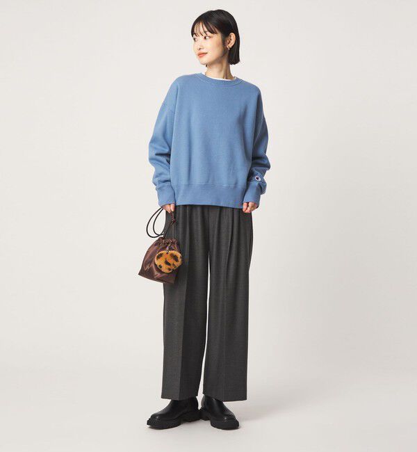UNITED ARROWS green label relaxing「【別注】＜Champion＞CVC TF プリント プルオーバー」|スウェット・ジャージ|