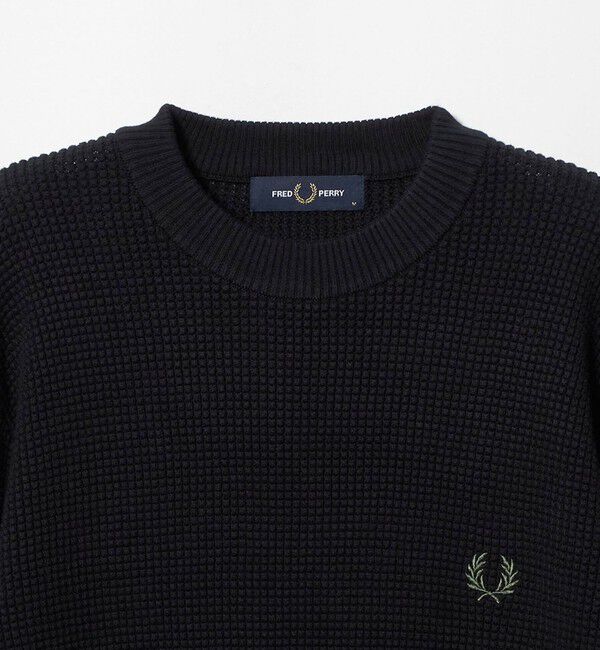UNITED ARROWS green label relaxing「＜FRED PERRY＞ ワッフル スティッチ ジャンパー ニット」|ニット・セーター|
