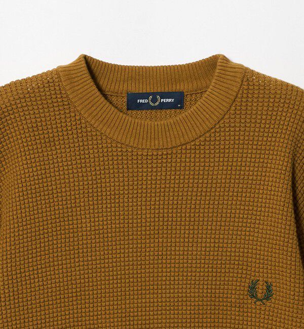 UNITED ARROWS green label relaxing「＜FRED PERRY＞ ワッフル スティッチ ジャンパー ニット」|ニット・セーター|