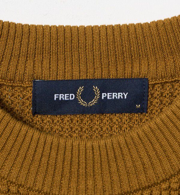 UNITED ARROWS green label relaxing「＜FRED PERRY＞ ワッフル スティッチ ジャンパー ニット」|ニット・セーター|