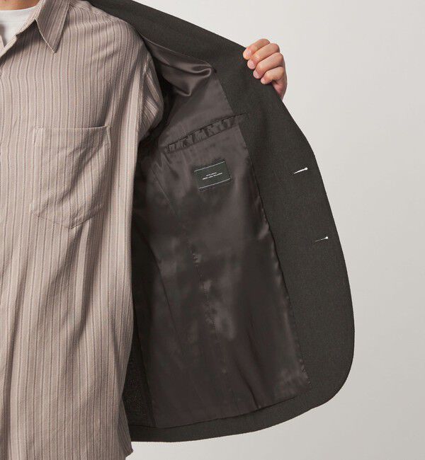 UNITED ARROWS green label relaxing「ウォッシャブル ホームスパン ナロー ジャケット -ストレッチ-」|テーラードジャケット|
