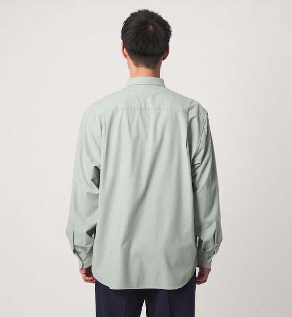 UNITED ARROWS green label relaxing「フラノ ジャストルーズ 長袖 シャツ」|シャツ・ブラウス|
