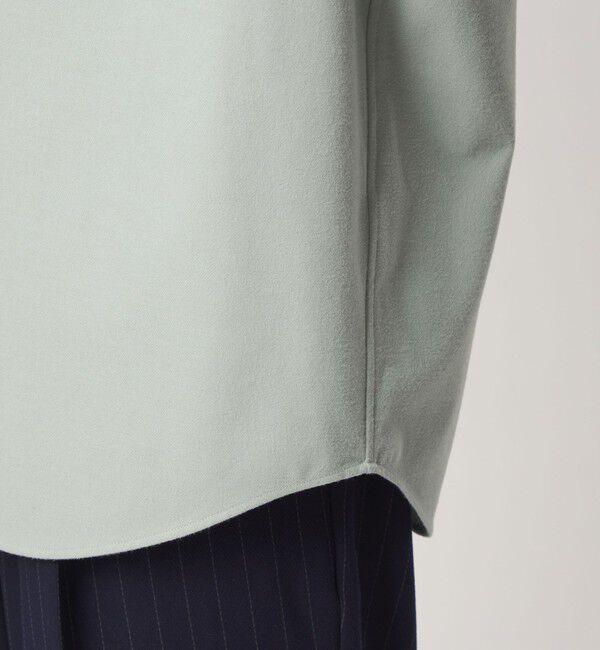 UNITED ARROWS green label relaxing「フラノ ジャストルーズ 長袖 シャツ」|シャツ・ブラウス|