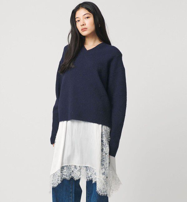 ER「＜ER＞レースキャミワンピース」|ワンピース|WHITE