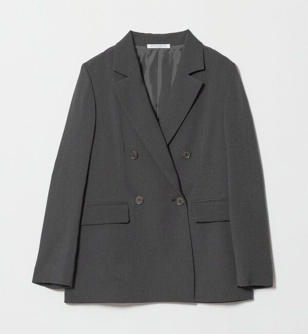 BEAUTY&YOUTH UNITED ARROWS「ポリエステルブレンド メランジ ダブルジャケット 防シワ」|テーラードジャケット|
