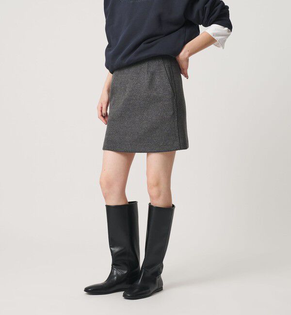 BEAUTY&YOUTH UNITED ARROWS「ポリエステルブレンド ミニスカート」|スカート|