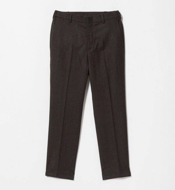 BEAUTY&YOUTH UNITED ARROWS「ストレッチ サキソニー ノープリーツ テーパードパンツ NO.2 セットアップ対応」|チノ|