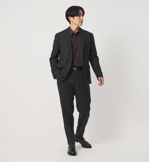 BEAUTY&YOUTH UNITED ARROWS「ストレッチ サキソニー 2ボタン ジャケット セットアップ対応」|テーラードジャケット|