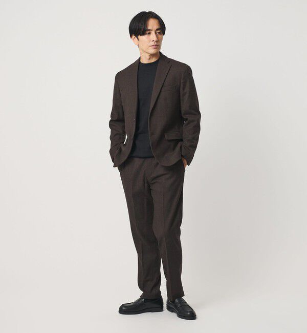 BEAUTY&YOUTH UNITED ARROWS「ストレッチ サキソニー 2ボタン ジャケット セットアップ対応」|テーラードジャケット|