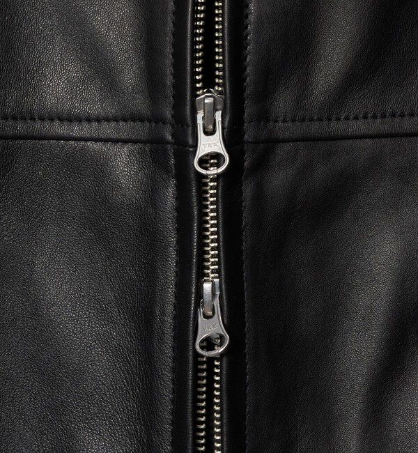 BEAUTY&YOUTH UNITED ARROWS「シープレザー ノーカラージップブルゾン」|その他|