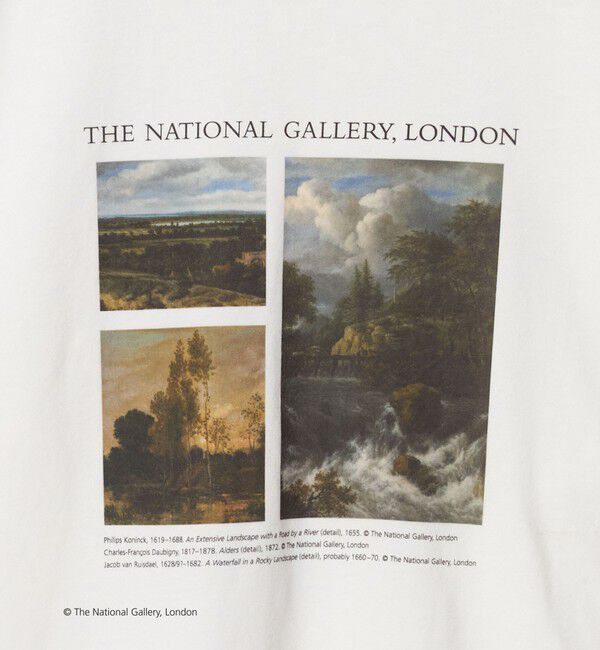 BEAUTY&YOUTH UNITED ARROWS「【別注】＜＋81BRANCA＞The National Gallery London グラフィック Tシャツ」|Tシャツ・カットソー|