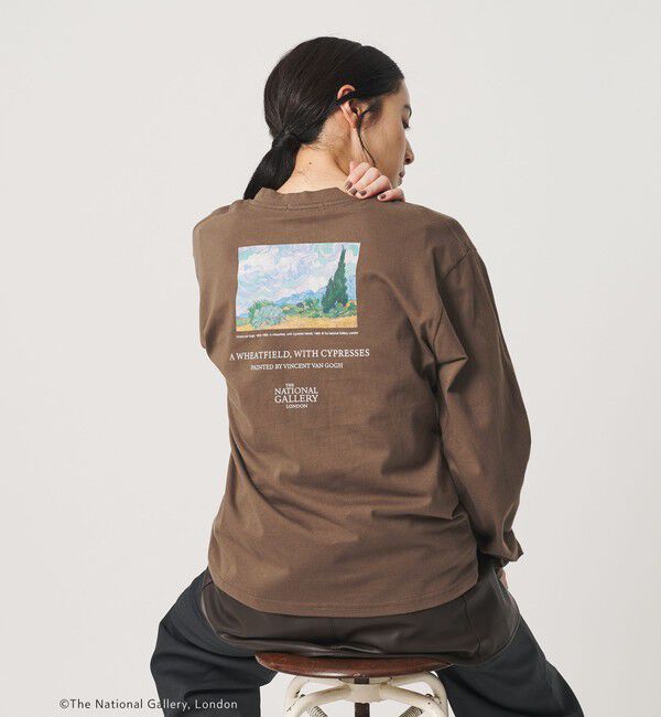 BEAUTY&YOUTH UNITED ARROWS「【別注】＜＋81BRANCA＞The National Gallery London グラフィック Tシャツ」|Tシャツ・カットソー|DK.BROWN