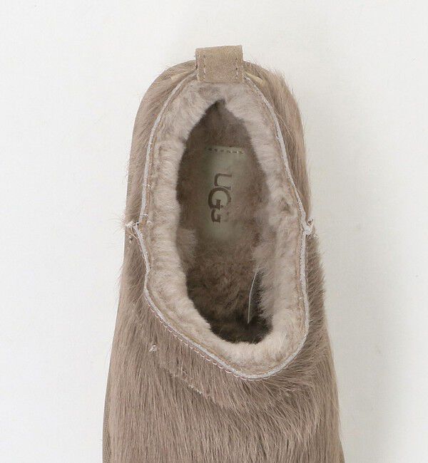 BEAUTY&YOUTH UNITED ARROWS「【国内EXCLUSIVE】＜UGG＞クラシック マイクロ ブーツ カーフヘアー/スリッポン」|ショートブーツ|