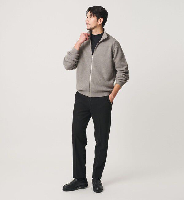 BEAUTY&YOUTH UNITED ARROWS「【WEB限定 WARDROBE SMART】ウォッシャブル ドライバーズジャケット」|カーディガン|