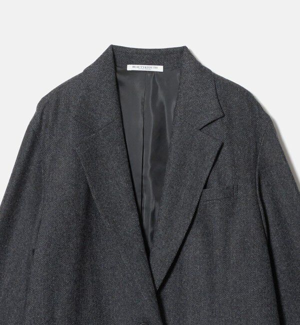 BEAUTY&YOUTH UNITED ARROWS「フラノ オーバーサイズ ジャケット」|テーラードジャケット|