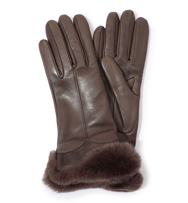 TOMORROWLAND GOODS「GALA GLOVES グローブ」|手袋|47 ダークブラウン