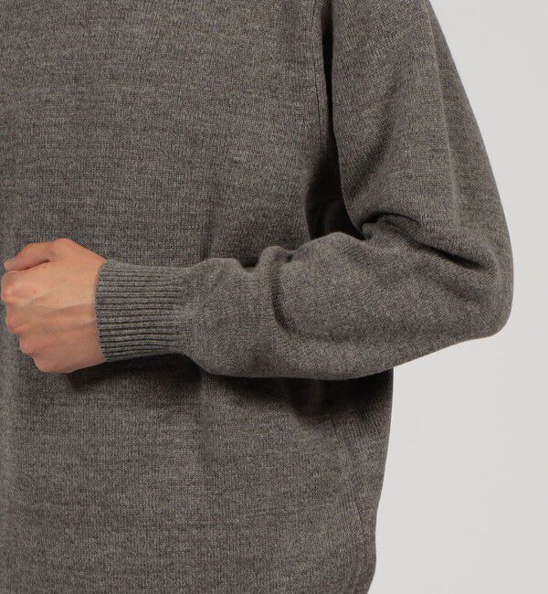 TOMORROWLAND MENS「TOMORROWLAND tricot スーパーファインラムウール クルーネックプルオーバー」|ニット・セーター|