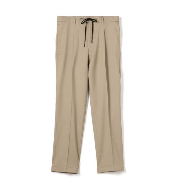 TOMORROWLAND MENS「ウールポリエステル 1プリーツ イージースラックス V.B.CANONICO」|スラックス|45 キャメル