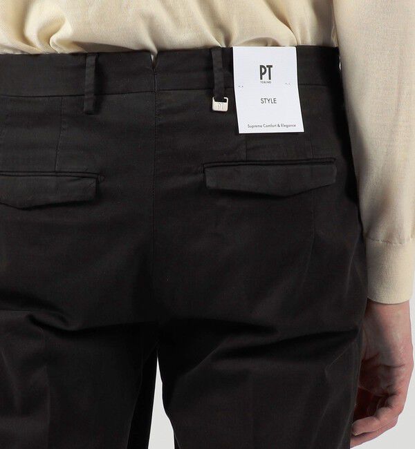TOMORROWLAND BUYING WEAR「PT TRINO MASTER F.F コットンポリウレタン ノープリーツパンツ」|チノ|