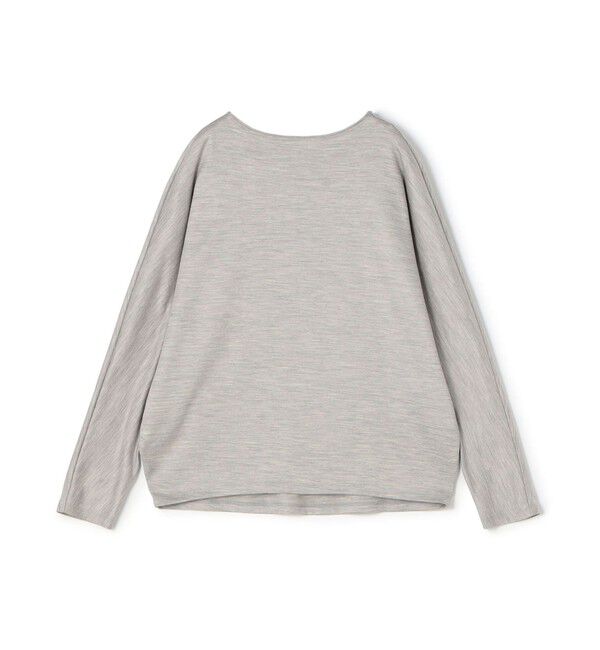 GALERIE VIE「ウォッシャブルウールジャージー ドルマンスリーブプルオーバー」|Tシャツ・カットソー|13 ライトグレー