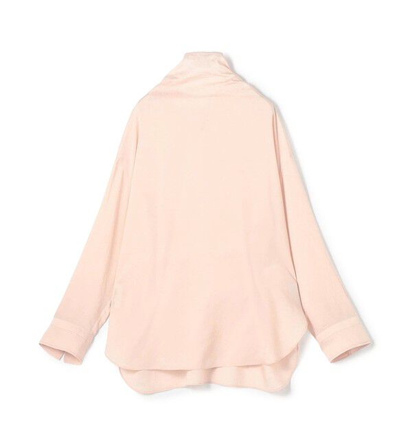 GALERIE VIE「セルロースシルクブロード バックボウタイブラウス」|シャツ・ブラウス|31 ライトピンク