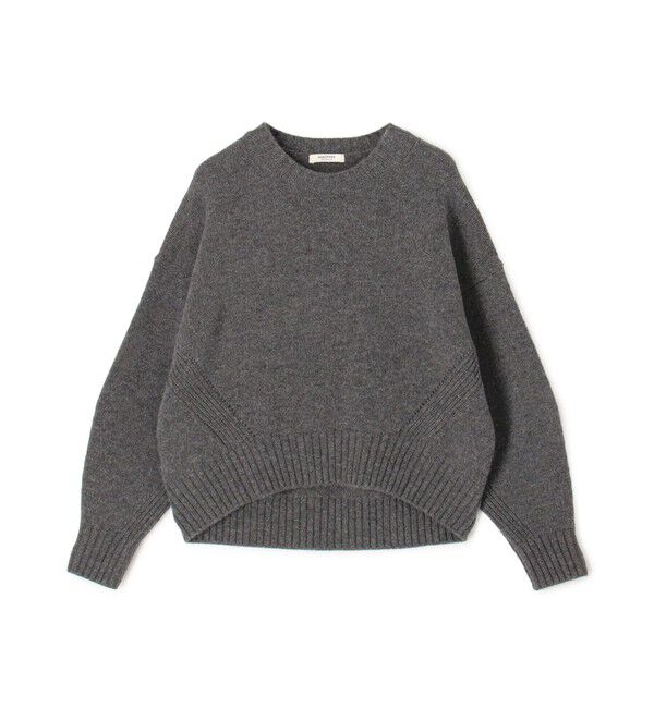 MACPHEE「【WEB先行予約】ラムカシミヤ クルーネックプルオーバー」|ニット・セーター|17 チャコールグレー