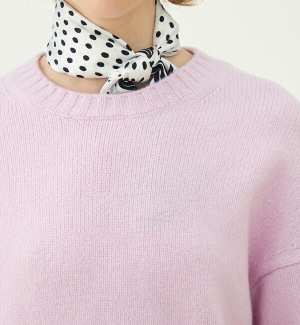 MACPHEE「【WEB先行予約】ラムカシミヤ クルーネックプルオーバー」|ニット・セーター|