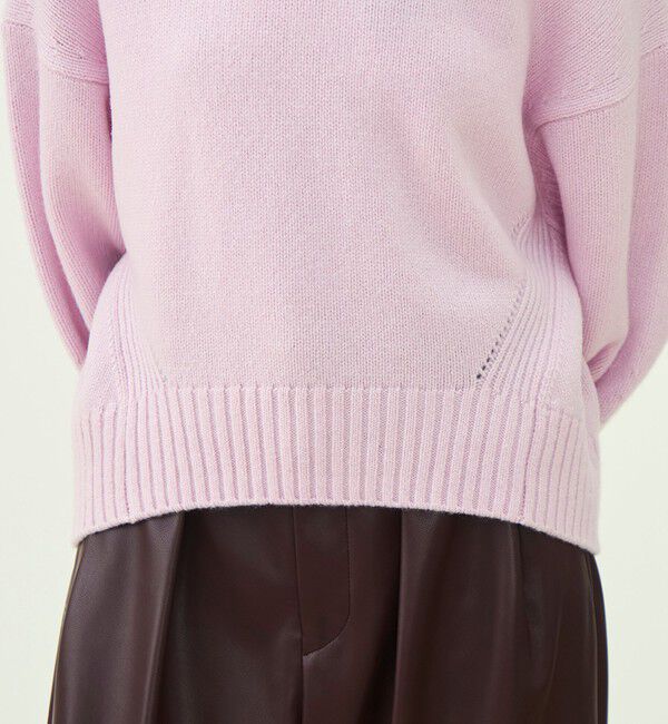 MACPHEE「【WEB先行予約】ラムカシミヤ クルーネックプルオーバー」|ニット・セーター|