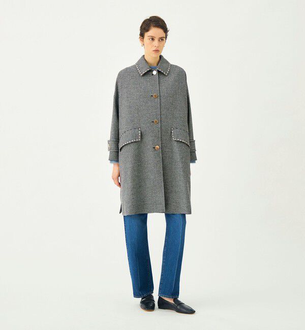 TOMORROWLAND BUYING WEAR「【別注】MACKINTOSH HUMBIE L M EX STUDS コート」|ステンカラーコート|