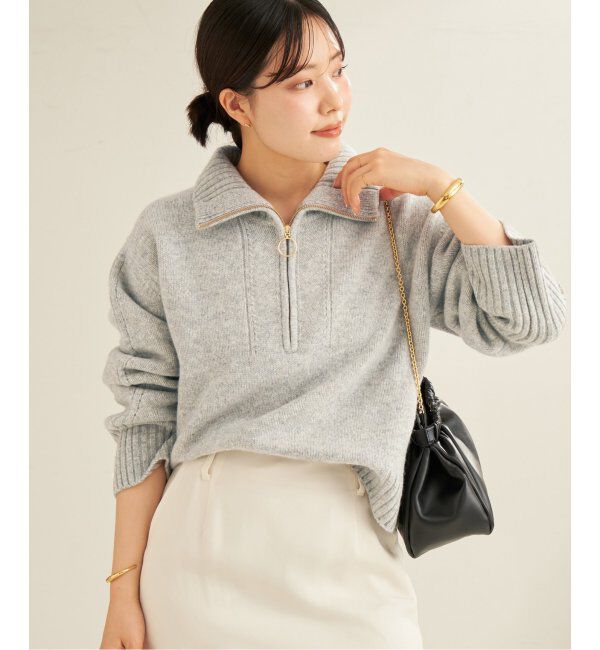 Plage「pooginook zip up ニット」|ニット・セーター|