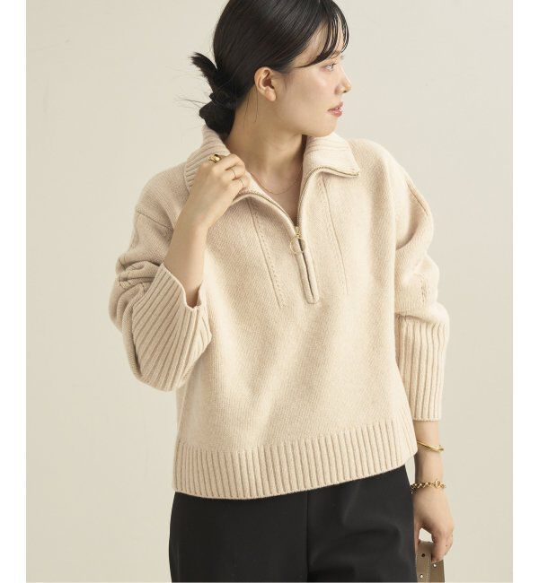 Plage「pooginook zip up ニット」|ニット・セーター|