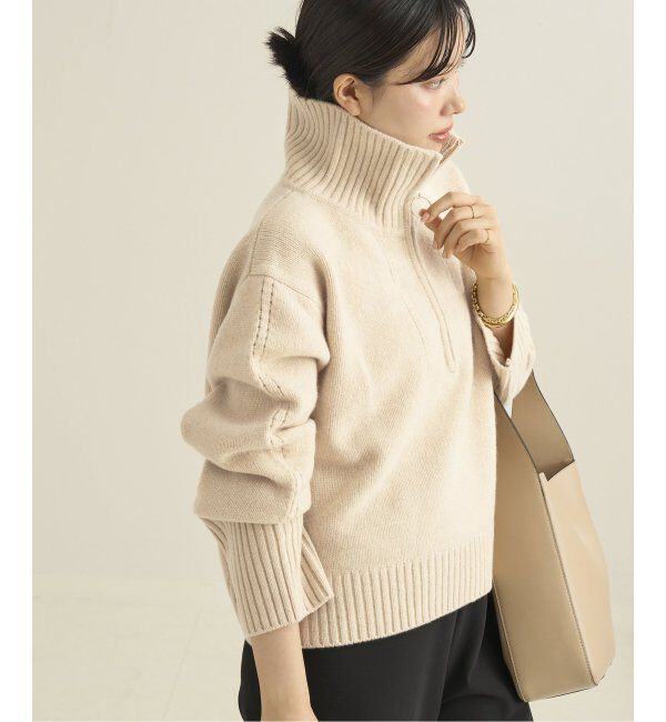 Plage「pooginook zip up ニット」|ニット・セーター|