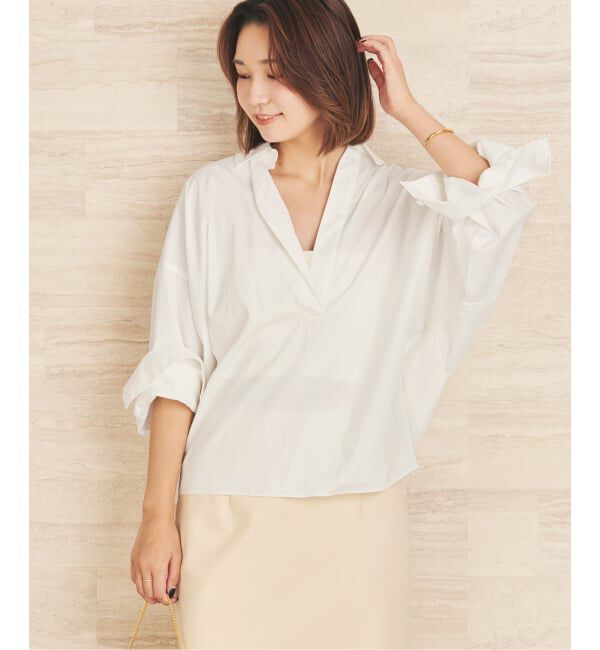 Plage「《追加》R&rsquo;IAM フォルムスキッパーシャツ 2」|シャツ・ブラウス|