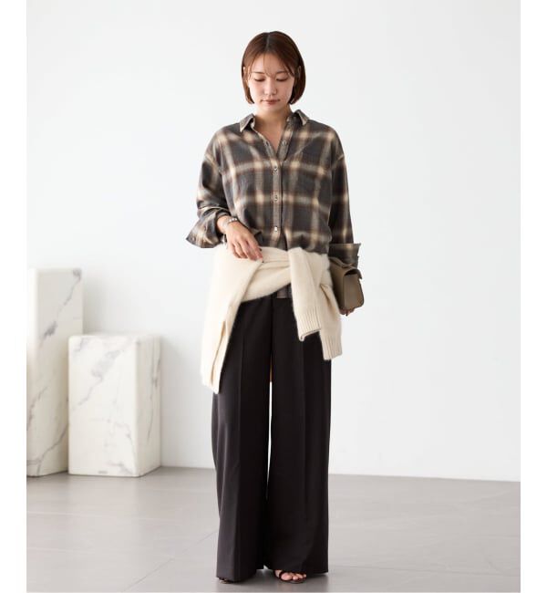 Plage「《予約》SIDOGRAS  flannel check シャツ」|シャツ・ブラウス|