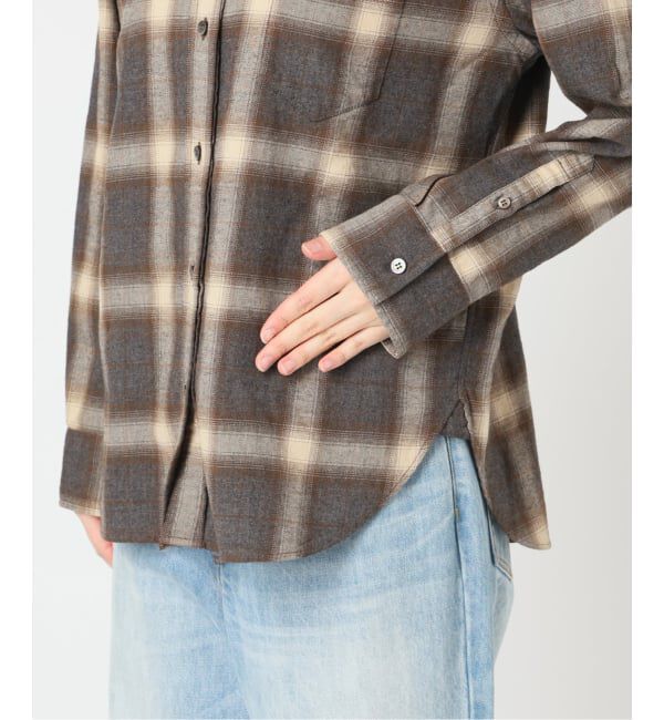 Plage「《予約》SIDOGRAS  flannel check シャツ」|シャツ・ブラウス|