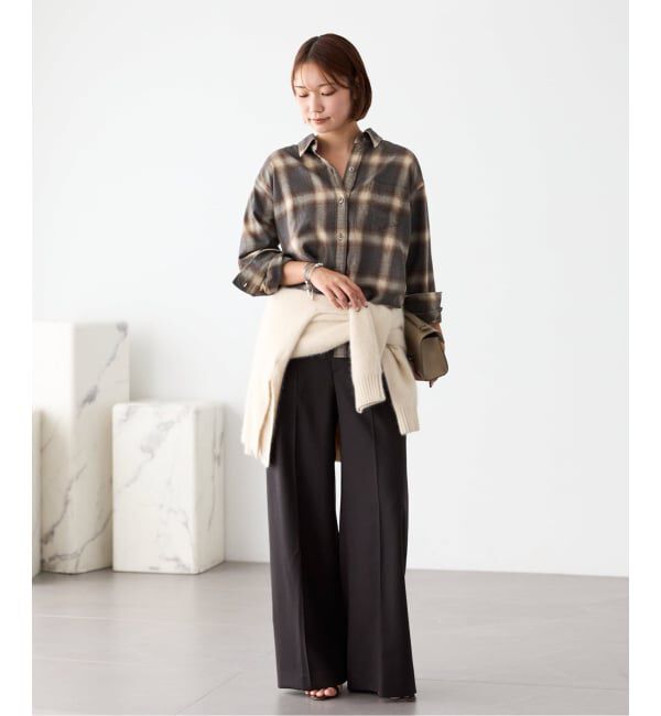 Plage「《予約》SIDOGRAS  flannel check シャツ」|シャツ・ブラウス|