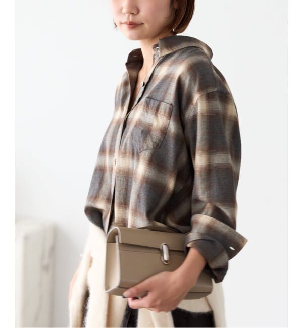 Plage「《予約》SIDOGRAS  flannel check シャツ」|シャツ・ブラウス|
