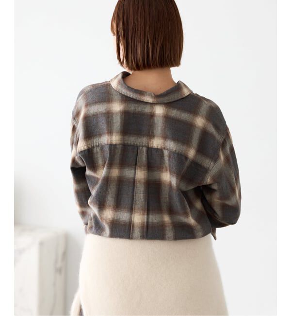 Plage「《予約》SIDOGRAS  flannel check シャツ」|シャツ・ブラウス|