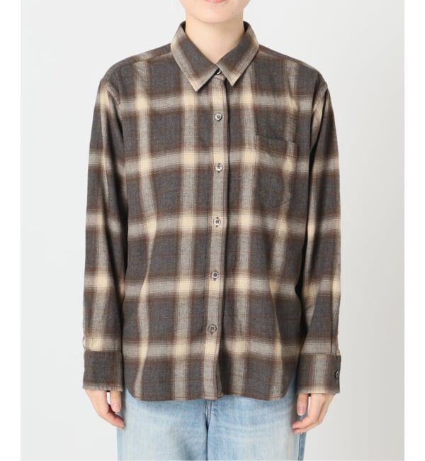 Plage「《予約》SIDOGRAS  flannel check シャツ」|シャツ・ブラウス|