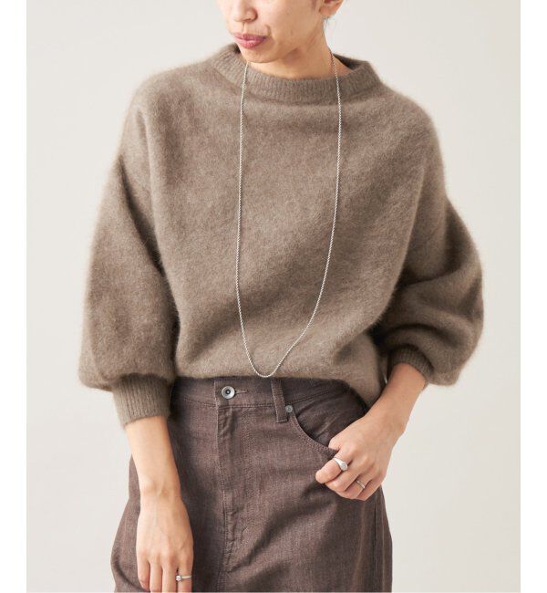 IENA LA BOUCLE「IENA LA BOUCLE ファーニットプルオーバー」|ニット・セーター|