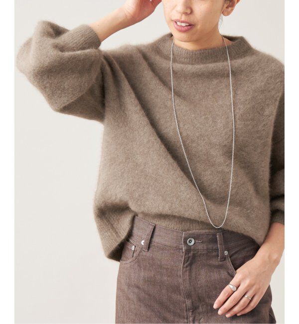 IENA LA BOUCLE「IENA LA BOUCLE ファーニットプルオーバー」|ニット・セーター|