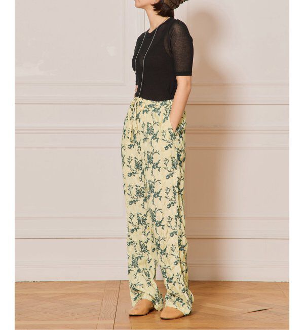 IENA LA BOUCLE「《追加》IENA LA BOUCLE 水撚りガスフライス半袖プルオーバー」|Tシャツ・カットソー|