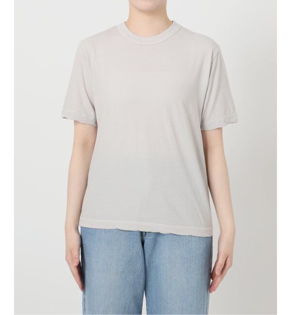 IENA「ATON/エイトン 別注 FRESCA SINGLE JERSEY Tシャツ」|Tシャツ・カットソー|