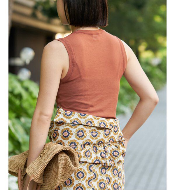 IENA LA BOUCLE「《追加》IENA LA BOUCLE 水撚りガスフライスノースリーブ」|Tシャツ・カットソー|