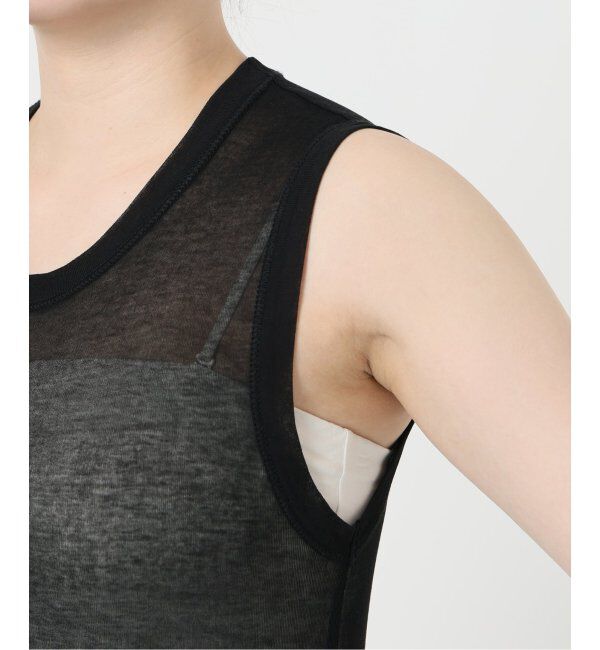 IENA LA BOUCLE「《追加》IENA LA BOUCLE 水撚りガスフライスノースリーブ」|Tシャツ・カットソー|