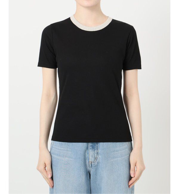 IENA LA BOUCLE「《追加》IENA LA BOUCLE ライトリブハーフスリーブプルオーバー2」|Tシャツ・カットソー|